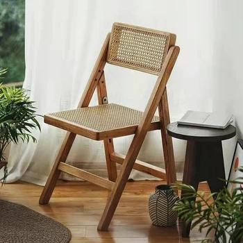 Винтажные стулья для столовой в салоне, Деревянный Садовый Эргономичный стул, обеденный стол и набор стульев для отдыха