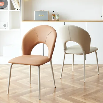 Легкие обеденные стулья с туалетным столиком для кафе, для отдыха в современной комнате, обеденные стулья в скандинавском стиле со спинкой, мебель для дома Silla Comedor YX50DC