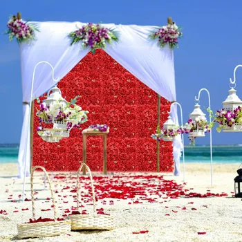 Искусственные цветы Для украшения фона стены 3D Цветочные Настенные панели Свадебный Декор Свадебные Украшения Свадебные Принадлежности
